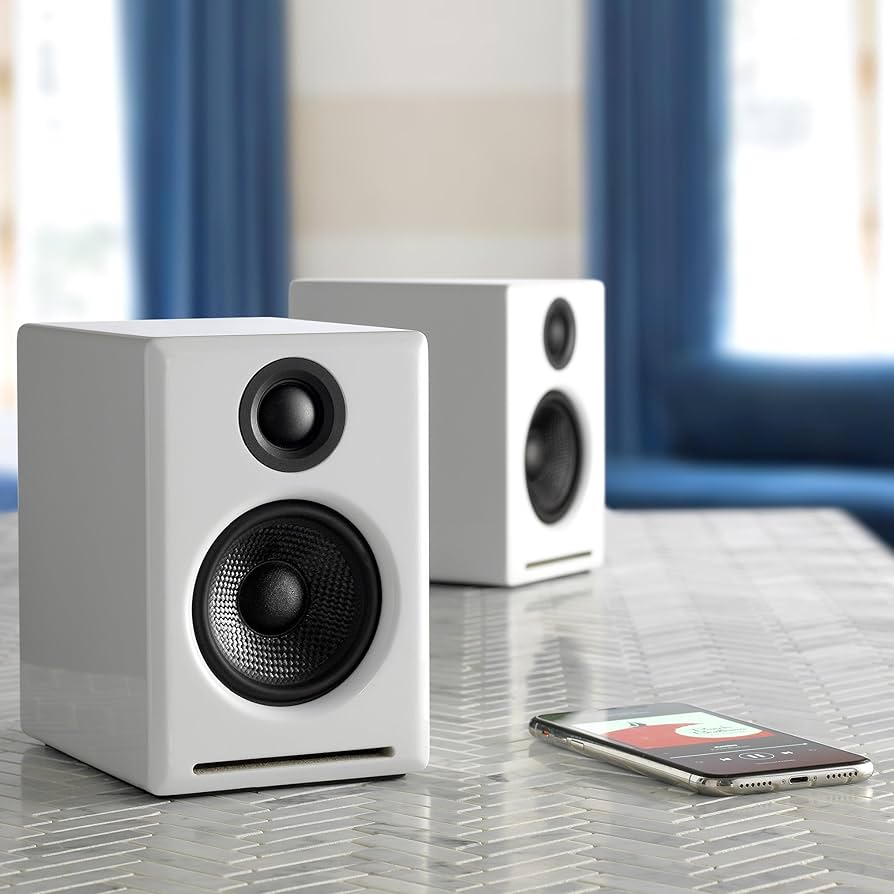 Audioengine A2+BT-WHT Wireless Speaker System, White
